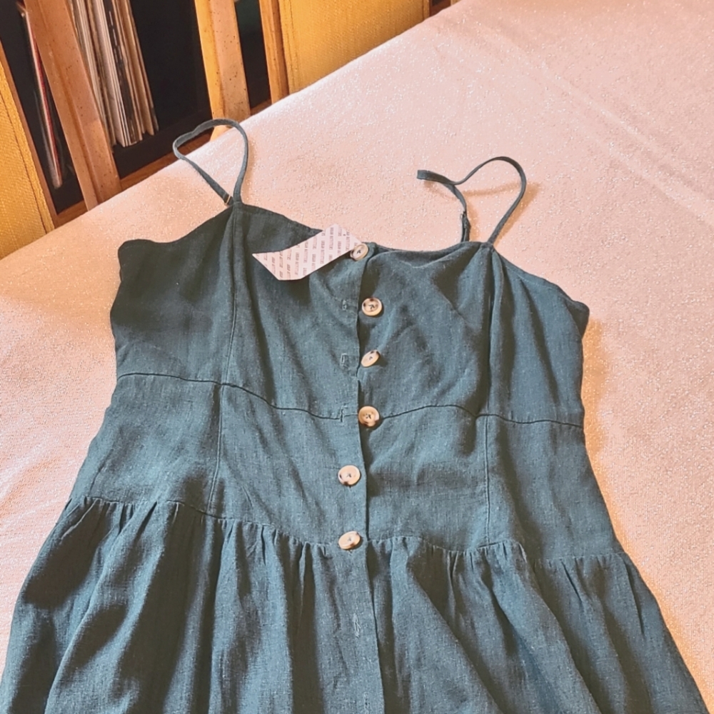 Urban outfitters Cami Button front MIDI dress